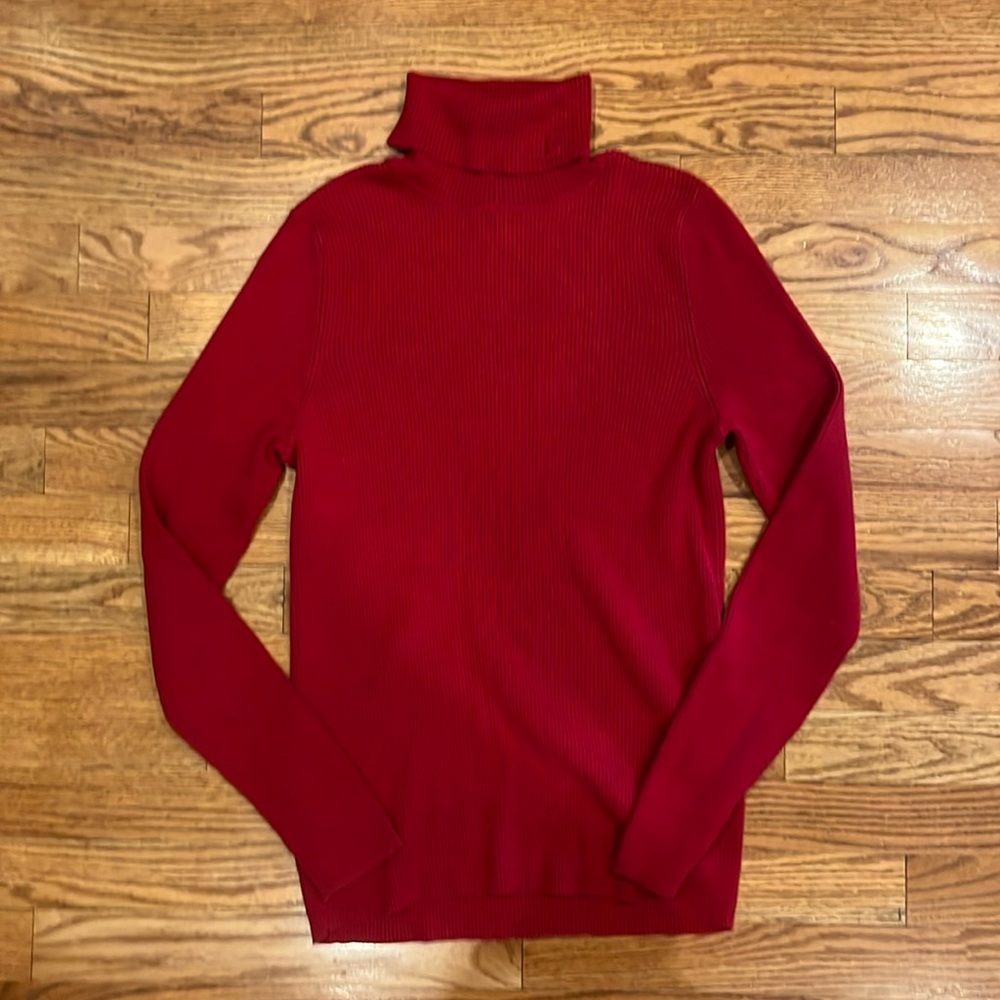 Lauren Ralph Lauren green label, woman’s size L, vintage 90s turtleneck sweater